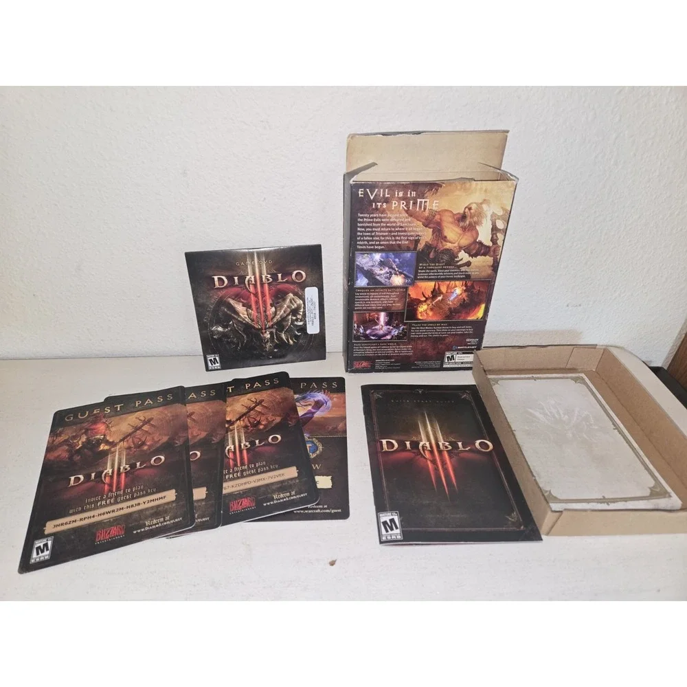 Diablo III 3 PC Game Box Set (Windows/Mac, 2012) Blizzard Entertainment
